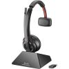Poly Savi 8210-M Office - Savi 8200 series - Headset - On-Ear - DECT / Bluetooth - kabellos - Schwarz