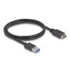 Delock USB 10 Gbps Kabel USB Typ-E Key A 20 Pin Stecker zu USB Typ-A Stecker 80 cm