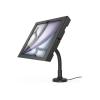 Compulocks iPad Air M2 & M3 13", Apex Enclosure Flex Arm Mount - Black - Befestigungskit (Gehäuse, Aufstellung) - freiliegende Front- / Rückkamera und Sensoren - für Tablett - verriegelbar - Metall - Schwarz - Bildschirmgröße: 33 cm (13") - Thekenberei