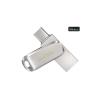 SanDisk Ultra Dual Drive Luxe - USB-Flash-Laufwerk - 2 TB - USB 3.2 Gen 1 / USB-C - Silber