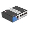 Delock Industrie Gigabit Ethernet Switch 5 Port RJ45 für Hutschiene