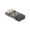 Delock - Interner USB-Adapter - 9-poliger USB 2.0 Kopf (W) zu 20-polig USB Typ E (W) Taste A - 2,54 mm Rastermaß