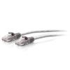 C2G 12ft (3.6m) Cat6a Snagless Unshielded (UTP) Slim Ethernet Network Patch Cable - Gray - Patch-Kabel - RJ-45 (M) zu RJ-45 (M) - 3.6 m - 4.8 mm - UTP - CAT 6a - geformt, ohne Haken - Grau