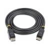 StarTech.com 50cm DisplayPort 1.2 Kabel mit Verriegelung (Stecker / Stecker) - DP 4k Audio- / Videokabel Kabel - Schwarz - DisplayPort-Kabel - DisplayPort (M) zu DisplayPort (M) - 50 cm - eingerastet - Schwarz
