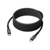 dbramante1928 IT - USB-Kabel - USB-C (M) zu USB-C (M) - 3 m - USB-Stromversorgung (100 W), braided - Schwarz