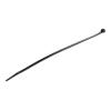 StarTech.com Kabelbinder 254x4 mm, gebogene Spitze, schwarz, 100 Stück - Kabelbinder - 25.4 cm - Schwarz - TAA-konform (Packung mit 100)