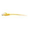 C2G 25ft (7.6m) Cat6a Snagless Unshielded (UTP) Slim Ethernet Network Patch Cable - Yellow - Patch-Kabel - RJ-45 (M) zu RJ-45 (M) - 7.6 m - 4.8 mm - UTP - CAT 6a - geformt, ohne Haken - Gelb