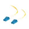 C2G LC-LC 9 / 125 OS1 Duplex Singlemode PVC Fiber Optic Cable (LSZH) - Patch-Kabel - LC Single-Modus (M) zu LC Single-Modus (M) - 7 m - 7 m - Glasfaser - Duplex - 9 / 125 Mikrometer - OS1 - halogenfrei - Gelb