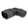 Netzadapter IEC 60320 C14 auf C7, Stecker / , Anschluss