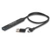 Delock - Hub - 3 x USB-C + 1 x SuperSpeed USB - Desktop