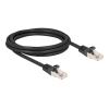 Delock Kabel RJ50 Stecker zu RJ50 Stecker S / FTP 2 m schwarz