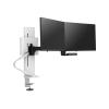 Monitor Tischhalterung mit patentierter CF-Technologie für 2 Bildschirme bis 27 Zoll, 27.9cm Höhenverstellung, VESA Standard und 15 Jahre Garantie