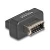 Delock - Interner USB-Adapter - 19-polige USB-Stiftleiste (W) zu 20-poliger USB Typ E (W) Taste A - up to 5 Gbps data transfer rate, mit Gehäuse