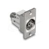 Delock - Modularer Einschub (Kopplung) - F-Stecker - Silber, weiß