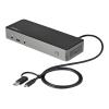 StarTech.com USB-C USB-A Dock - Hybrid Universal Triple Monitor Laptop Docking Station DP & HDMI 4K 60 Hz - 85W PD, GbE - Dockingstation - USB-C - 3 x HDMI, 3 x DP - 1GbE - 85 Watt