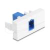 Delock - Easy 45 - Einrastmodul - SC Single-Mode - einfach - Blau, weiß