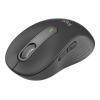 Logitech Signature M650 for Business - Maus - optisch - 5 Tasten - kabellos - 2.4 GHz, Bluetooth - Logitech Logi Bolt USB-Receiver - Graphite