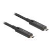 Delock Aktives Optisches USB-C 8K Video + Daten + PD Kabel 8 m