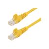 StarTech.com 3m Cat5e RJ45 UTP Netzwerkkabel Snagless - Cat 5e Patchkabel - Gelb - Stecker / Stecker - Patch-Kabel - RJ-45 (M) zu RJ-45 (M) - 3 m - UTP - CAT 5e - geformt, ohne Haken - Gelb