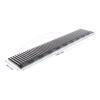 Delock - Solarpanel-Tierbarriere - braun, RAL 8019 - 1 m (Packung mit 2)