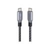 Anker Prime - USB-Kabel - USB-C (M) zu USB-C (M) - USB 2.0 - 90 cm - unterstützt bis zu 240W Leistungsabgabe, braided, aufgearbeitet