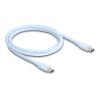 Delock - USB-Kabel - USB-C (M) zu USB-C (M) - USB 2.0 - 20 V - 3 A - 1 m - Power Delivery 3.0 Unterstützung, USB-C Power Delivery (60W) - Blau