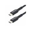 StarTech 3m USB-C Charging Cable, USB C Cable, 60W 3A PD - USB-Kabel - USB-C (M) zu USB-C (M) - USB 2.0 - 5 / 9 / 12 / 15 / 20 V - 3 A - 3 m - halogenfrei, passiv, USB Power Delivery (60W), Unterstützung für Power Delivery 2.0 - Schwarz
