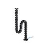 Neomounts Cable Spine Organizer for sit / stand desk frames, magnet mounted, black