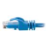Kabel / 1 m Blue CAT6 PVC Snagless UTP Patch