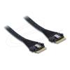 Delock - Internes SAS-Kabel - 8i Slim SAS (SFF-8654) (M) zu 8i Slim SAS (SFF-8654) (M) - 50 cm