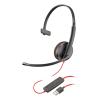 Poly Blackwire C3210 - Blackwire 3200 Series - Headset - On-Ear - kabelgebunden - USB-A - Schwarz - Skype-zertifiziert, Avaya Certified, Cisco Jabber Certified