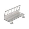 Delock Keystone Metall Halterung 5 Port für Hutschiene