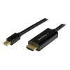 StarTech.com 1m Mini DisplayPort auf HDMI Konverterkabel - mDP zu HDMI Adapter mit Kabel Ultra HD 4K - Adapterkabel - Mini DisplayPort männlich zu HDMI männlich - 1 m - Schwarz - 4K Unterstützung