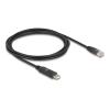 Delock - Serieller RS-232-Adapter - USB (M) zu RJ-45 (M) - 1.8 m - USB / USB 2.0 / EIA-232 - Schwarz