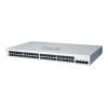 Cisco CBS220-48P-4X managed Layer2 Switch: - 48x10 / 100 / 1000 Base-T (RJ45) + 4x10GE SFP+ Uplink Ports, - Switching Capacity:176Gbps, incl. rack-&wallmount Kit, - kein stacking, liefert 382W PoE+,