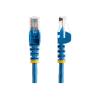 StarTech.com 3m Cat5e RJ45 UTP Netzwerkkabel Snagless - Cat 5e Patchkabel - Blau - Stecker / Stecker - Patch-Kabel - RJ-45 (M) zu RJ-45 (M) - 3 m - UTP - CAT 5e - geformt, ohne Haken - Blau