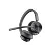Poly Voyager 4320 - Voyager 4300 series - Headset - On-Ear - Bluetooth - kabellos, kabelgebunden - USB-C - Schwarz - Zertifiziert für Microsoft Teams, Zoom Certified - Replaces Poly SKU 218478-01