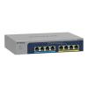MS108UP 8-Port Ultra60 PoE++ Multi-Gigabit (2.5G) Ethernet Unmanaged Switch mit 230W PoE-Budget 1G / 2,5G-Ports, Desktop / Wallmount