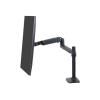 LX Desk Mount LCD Monitor Arm, Tall Pole, Matte Black