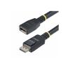 StarTech 10ft (3m) DisplayPort 1.4 Extension Cable, DP 1.4, 8K 60Hz - DisplayPort-Verlängerungskabel - DisplayPort (M) zu DisplayPort (W) - DisplayPort 1.4 - 3 m - halogenfrei, passiv, 8K Unterstützung, bidirektional - Schwarz