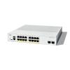 Cisco Catalyst 1300-16P-2G - Switch - L3 - managed - 16 x 10 / 100 / 1000 (PoE+) + 2 x Gigabit SFP - an Rack montierbar - PoE+ (120 W)