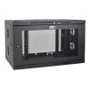 Eaton Tripp Lite Series 9U Wallmount Rack Enclosure Server Cabinet Wide Cable Management - Schrank für Rack-Gehäuse - geeignet für Wandmontage - Schwarz - 9U - 48.3 cm (19")