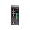 Axis T8504-R - Switch - managed - 4 x 10 / 100 / 1000 (PoE+) + 2 x Combo Gigabit Ethernet / Gigabit SFP - Desktop, an Rack montierbar - PoE++ (240 W) - Gleichstrom - für AXIS A1610, C1410, D3110, M3215, P1385, Q3538, W400, Camera Station S1216, S1232, S12