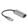Delock - Netzwerkadapter - USB-A - 10M / 100M / 1G / 2.5G / 5G Gigabit Ethernet x 1 - Anthrazit