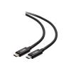 C2G 3.3ft (1m) USB-C Male to USB-C Male Cable (20V 5A) - USB4 (40Gbps) - USB-Kabel - USB-C (M) zu USB-C (M) - USB 2.0 / USB 3.2 / USB4 / Thunderbolt 3 - 20 V - 5 A - 1 m - umkehrbare Stecker, 8K Unterstützung, vergoldete Kontakte, USB-Stromversorgung