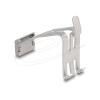 Delock - Halter für modularen Einsatz - with labeling field 1 port, metal - DIN schienenmontierbar