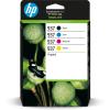 HP 937 - 4er-Pack - Schwarz, Gelb, Cyan, Magenta - original - Tintenpatrone