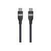 Anker - USB-Kabel - USB-C (M) zu USB-C (M) - 1.8 m - USB Power Delivery (240W), geflochten - Schwarz