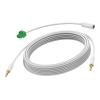 VISION Techconnect - Audiokabel - Mini-Stecker männlich zu Mini-Stecker männlich - 5 m - Doppelisolierung - weiß