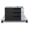 HP Papiereinzug und Ständer - Druckerbasis mit Medienzuführung - 1500 Blätter in 3 Schubladen (Trays) - für Color LaserJet Enterprise M855dn, M855x+, M855x+ NFC / Wireless direct, M855xh